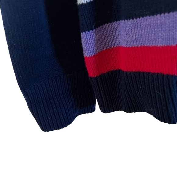 CHAPS Striped Raglan Sweater Women’s Size Large​​​​​​ - Picture 4 of 12